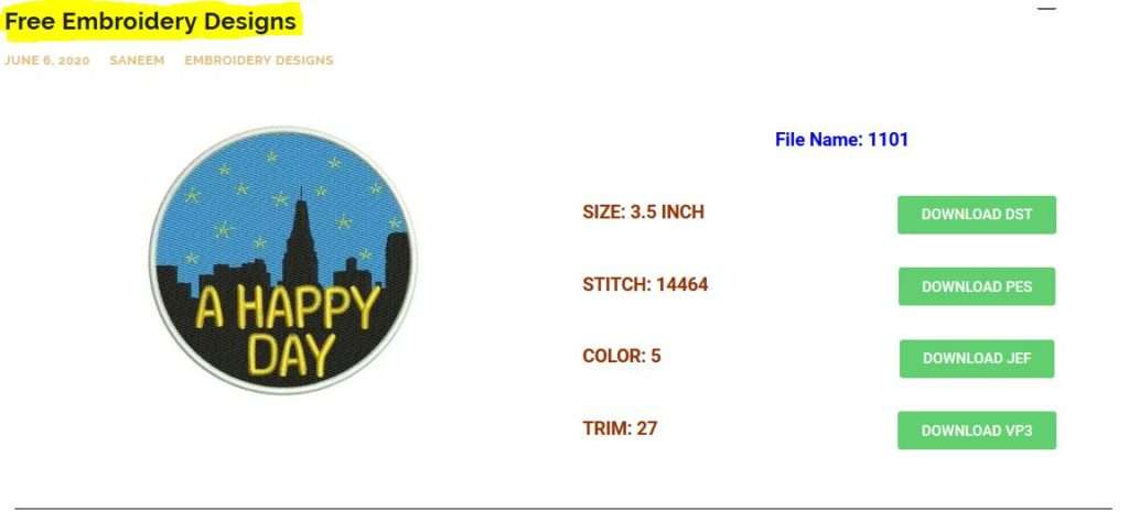 free embroidery designs jef format