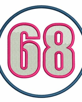 68 LOGO 3-5 INCH