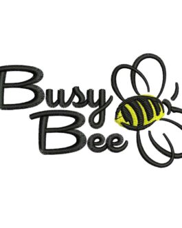 #04 BUSY BEE EMBROIDERY DESIGN