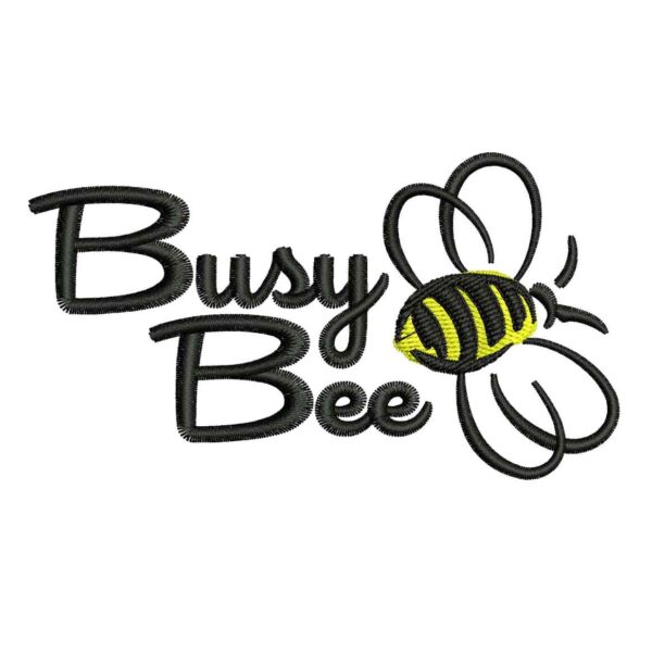 #04 BUSY BEE EMBROIDERY DESIGN