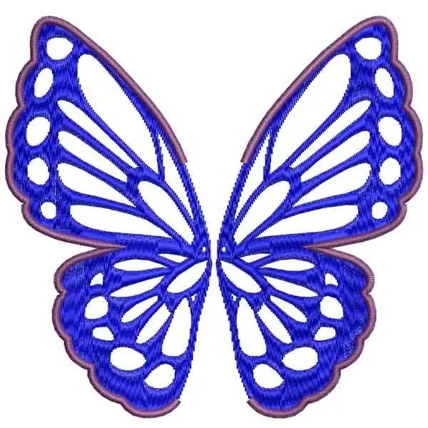 Embroidered Butterfly Designs